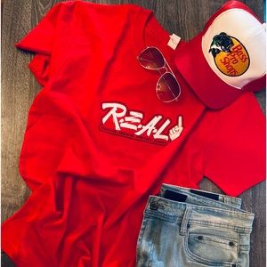 Red REAL 1 Tee